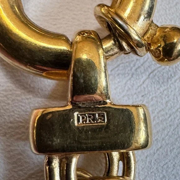 Paolo Romeo Italian Gold Over 925 Silver Byzantine Chain Bracelet - Picture 9 of 12